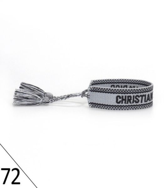 

woven friendship designers bracelets luxury brand adjustable for womens mens vintage braided bracelet fashion embroidery tassel bangles jewe, Golden;silver
