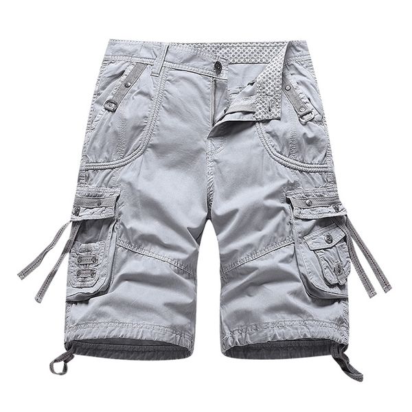 Carga Shorts Homens Camuflagem Verão Venda Algodão Casual Roupas Ao Ar Livre Militar 220318