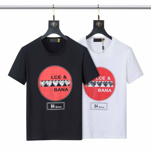

summer fashion mens designer t shirt womens letter print short sleeve round neck cotton tees polo size m-3xl, White;black
