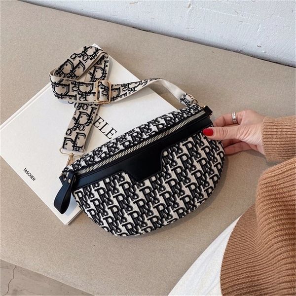 

small female summer fashion new red canvas single chest versatile diagonal waist vfme 80% off purse sales