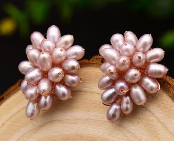 

pearl earrings love earrings chains natural premium, Silver