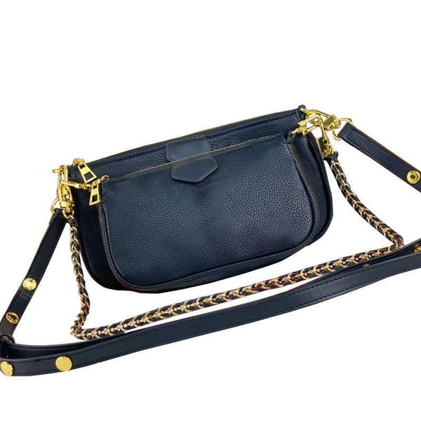 

2pcs high designer shoulder bag for women crossbody bags classic luxury cross body sacs woman purse fashion genuine leather evening handbag