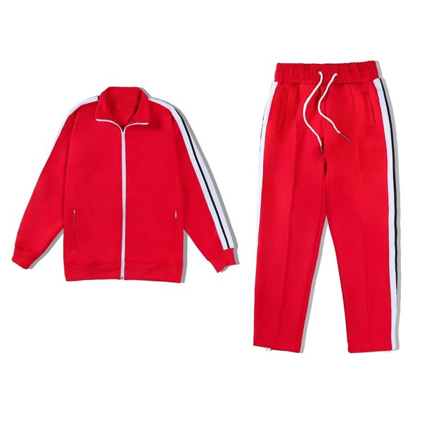 Top Quanlity Four Seasons Tracksuits 2 peças Mens mulheres meninos meninas conjunto de camisolas de algodão com calças esportes ternos homens trilha terno terno homem jaquetas calça sportswear