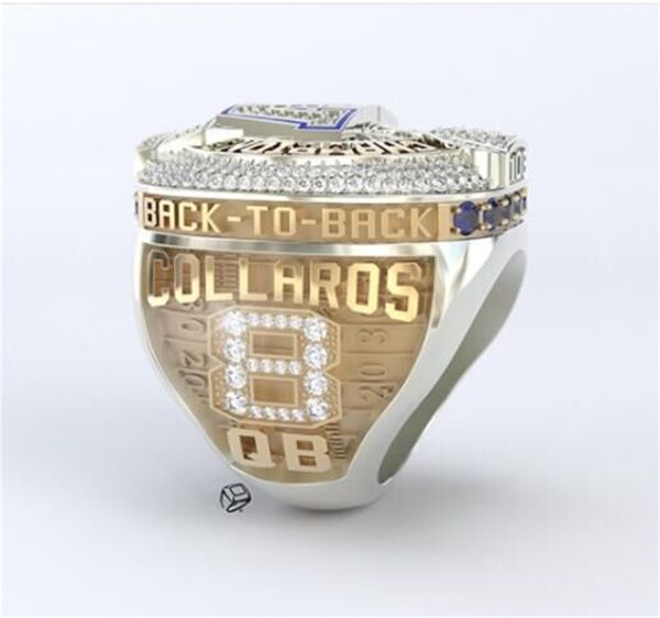 

2022 wholesale 021-2022 winnipeg blue the 108th grey cup championship ring bombers fashion gifts from fans and friends leather bag parts & a, Black