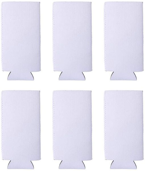 Outros jantares de cozinha home Gardenneoprene em branco Cooler branco 12 onças para sublimação garrafa de cerveja CAN GAR