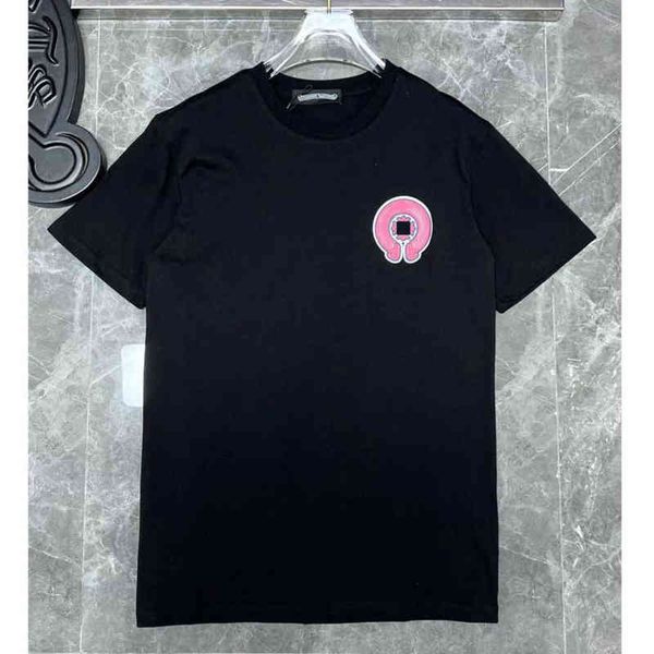 

loose ch men's t shirts brand man t-shirt luxury summer women cross sanskrit tees letter designer tshirts boy fashion round neck shirt, White;black