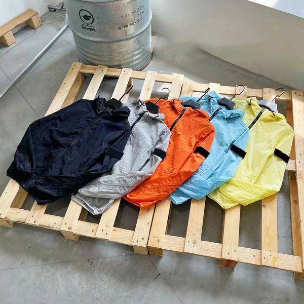 

fashion jackets mens hoodie man coat skin spring autumn windbreaker long sleeves with letters budge fashion jacket designer slim clothing s-, Black;brown