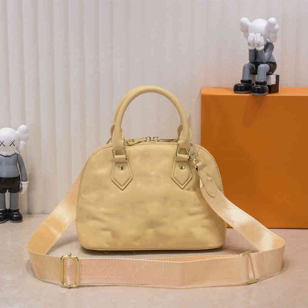 

designer l embroidery shell bags ladies luxury handbags wallets leather presbyopia fashion one shoulder shopping messenger bag m59822