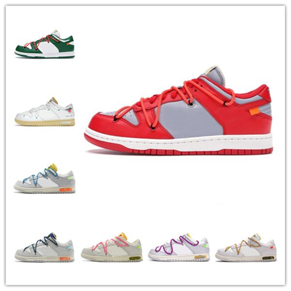 

2023 dunksb casual shoes mens women sbdunk low white grey 1 3 05 of 50 seafoam pink purple red pine orange green ow sb dunks the 50 ts misch