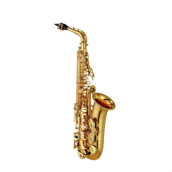 

new alto saxophone yas-82z gold key super musical instrument electrophoretic
