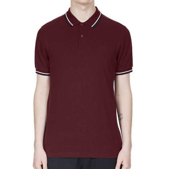 

mens polos t shirt fashion ear of wheat embroidery short sleeves turndown collar tee casual polo shirts, White;black