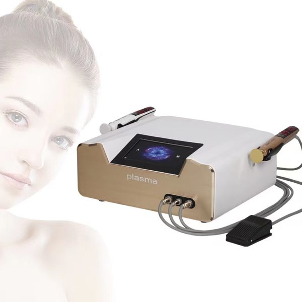 2 em 1 mais novo plasma frio de plasma de beleza plasmas faciais elevador de liquidação de acne caneta rejuvenescimento de rejuvenescimento Remoção escura