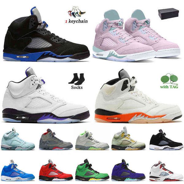 

2022 fashion women men jumpman 5 5s easter basketball shoes racer blue concord camo shattered backboard raging bull what the unc bluebird