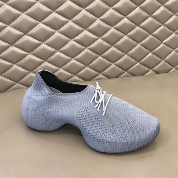 

lovers casual socks shoes breathable knitted sneakers lightweight fashion low heel running shoes, Black