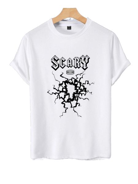 

men letter graphic tee t2hj#, White;black