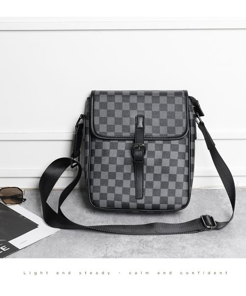 

shoulder bags men leather handbags designers messenger bag purse business briefcase trio handbag women tote man classic bag boys girls walle