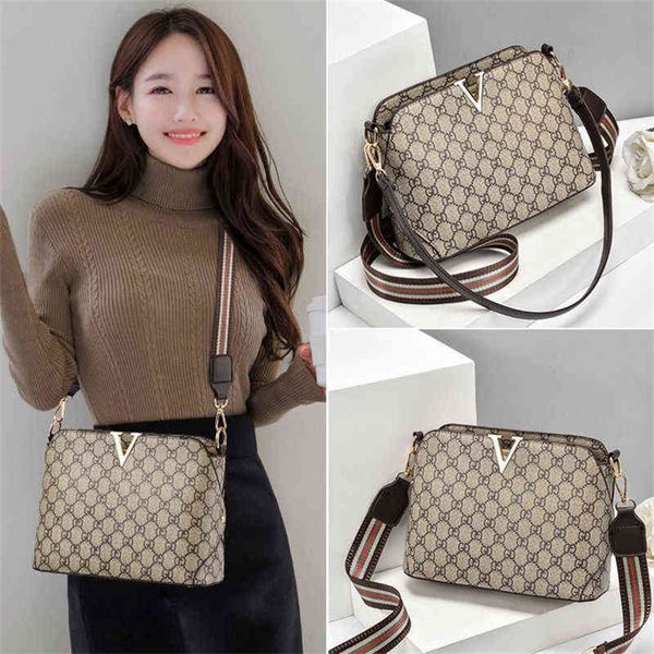 

purses outlet 55% off 2022 new net red fashion small bag versatile women's wide shoulder belt single shoulder messenger bag
