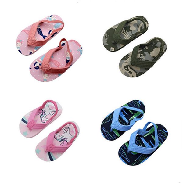 

toddler eva slippers lovely cartoon tightness beach shoes for 1 6 years kids boys girls light soft slip and sandals 220618, Black;grey
