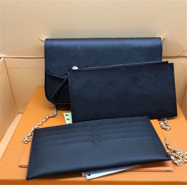 

famous brand designer 3-in-1 messenger handbag tote leather vintage pattern crossbody handbag purse new shoulder bag clutch tote h1217