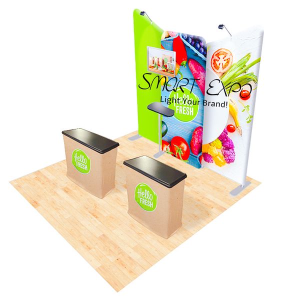 

trade show advertising display 10 x 10ft booth kits