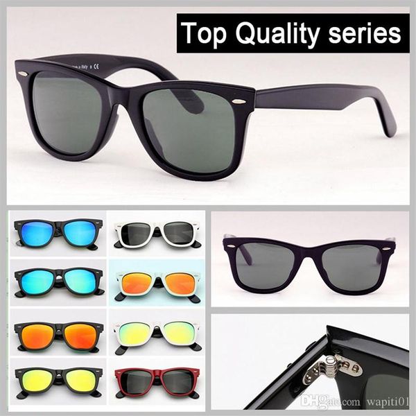 

square designer sunglasses brand new sunglass acetate plank frame real uv400 glass lenses sunglasses gafas for women m290o, White;black