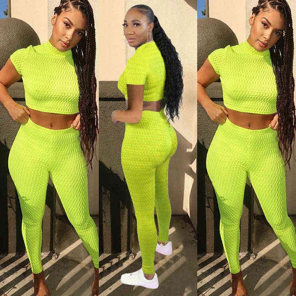 

m2023 women's casual pineapple cloth yoga sports suit, White