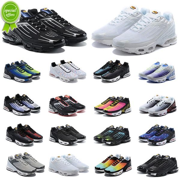 

boots running shoes tn plus 3 laser blue wolf grey tiger graphy pack tns sneakers sports pur, Black