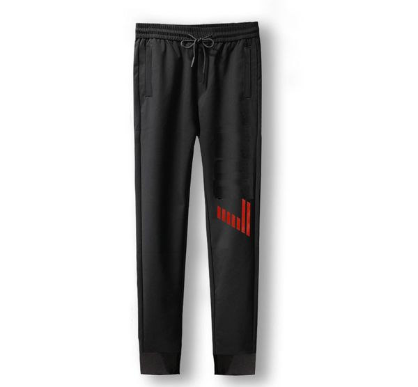 

autumn and winter american 3d reflective pants casual matcha green roman coffee brown drawstring sweatpants men / women joggers designer95 m, Black