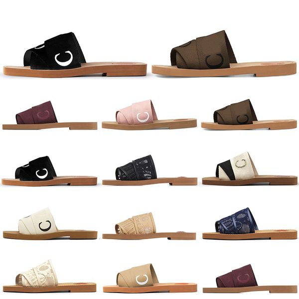 

discount women slides shoes woody mules flat sandals designer sneakers sliders white black sail slippers designers outdoor beach slipper wom