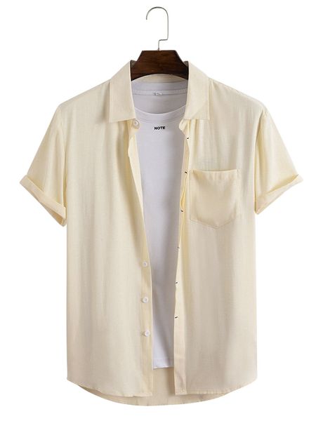 

men pocket patched shirt without tee k2pm#, White;black