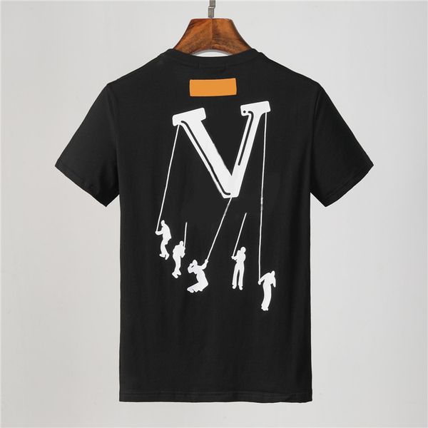 

2022ss summer design t shirts for men luxury letter embroidery t shirt mens women clothing short sleeved tshirt men tees, White;black