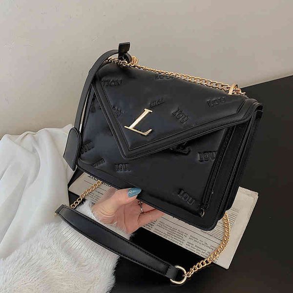 

bag female spring and summer fashion indentation chain shoulder bag