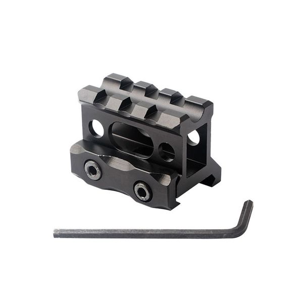 

slim picatinny short riser mount tactical rail mount scope rise red dot sight fits 20mm
