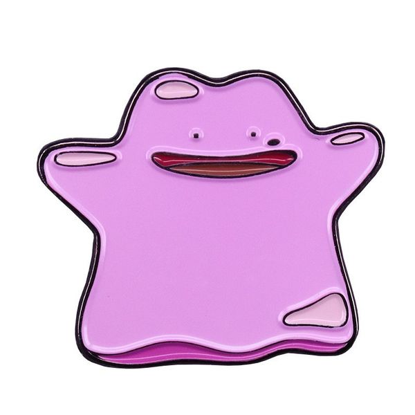 

cute elf variety strange brooch fantasy adventure game badge creative cartoon ghost enamel pin child pin gift, Blue