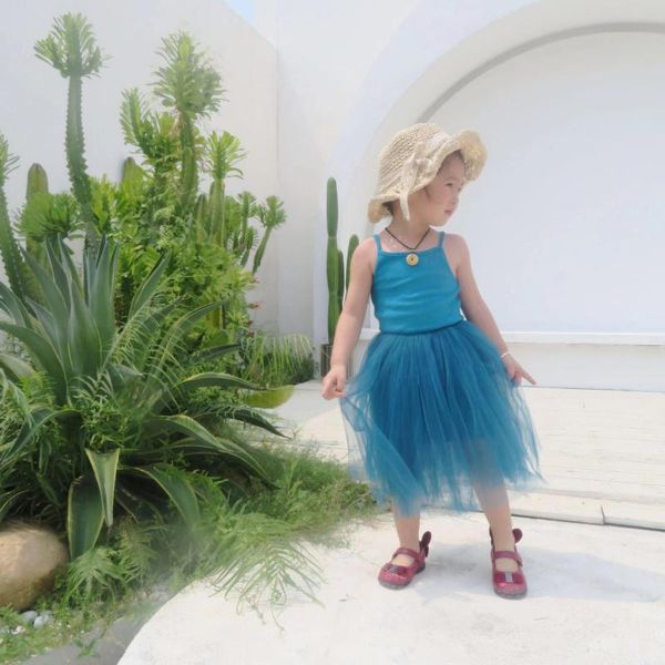 

girl's dresses little girls skirt for party and wedding summer 2022 toddler kids dresser tutu children's princess dress 3-8y, Red;yellow