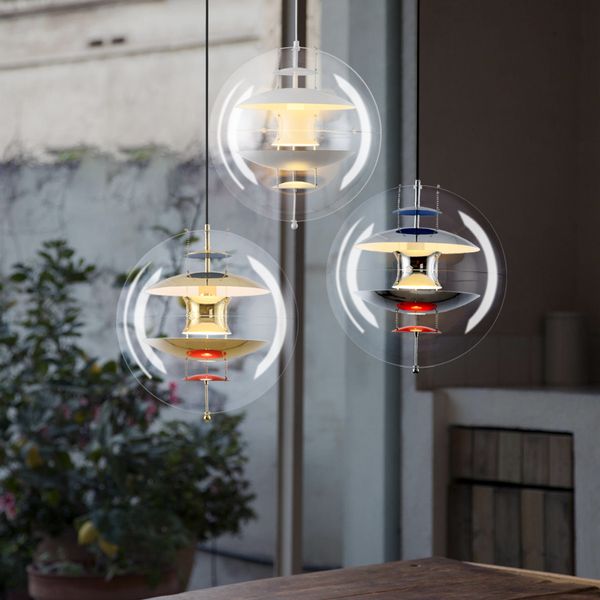 Скандинавские дизайнерские подвесные светильники, креативное украшение, модель комнаты, кабинета, ресторана, люстры в форме круглой планеты FeiGuanglighting
