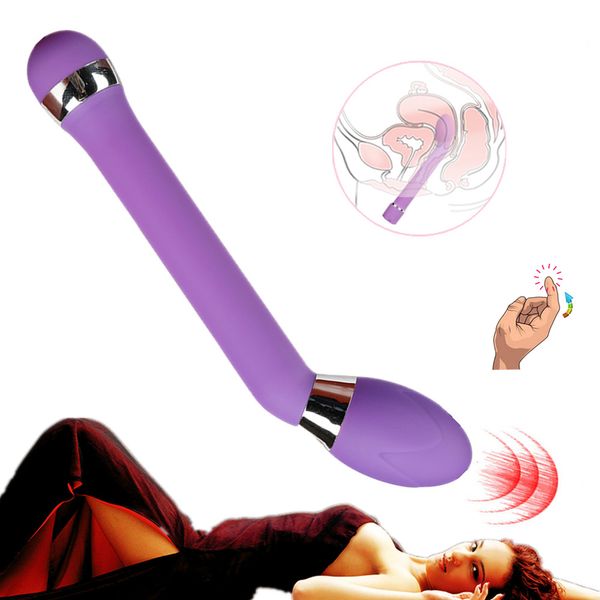 giocattoli sexy Vibratore dildo Giocattoli per adulti Stimolatore clitorideo curvo Vagina in silicone Fidget anale Negozio di donne