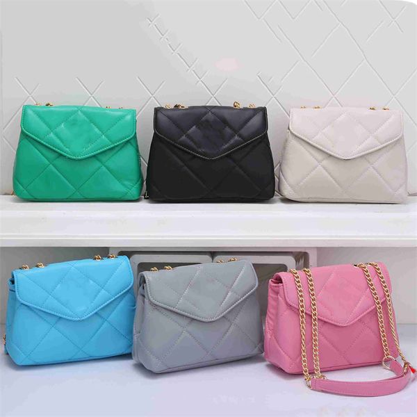 

6 colors women shoulder bags chain crossbody bag fashion quilted heart leather handbags female famous designer purse bag 24cm