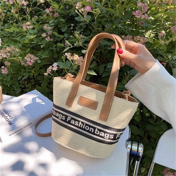 

super low woven female embroidered thread large capacity straw cabe basket one shoulder handbag 75% purses stores sale