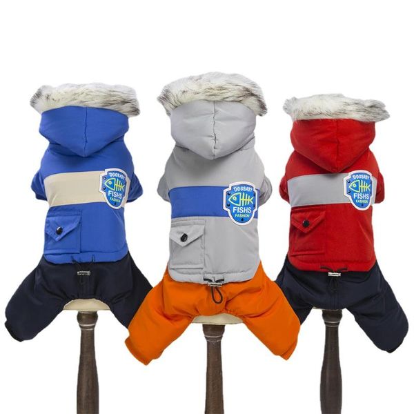 Hundebekleidung Winter-Haustierkleidung Super warme Jacke Dickerer Baumwollmantel Wasserdicht Kleine Hunde Haustiere KleidungHund