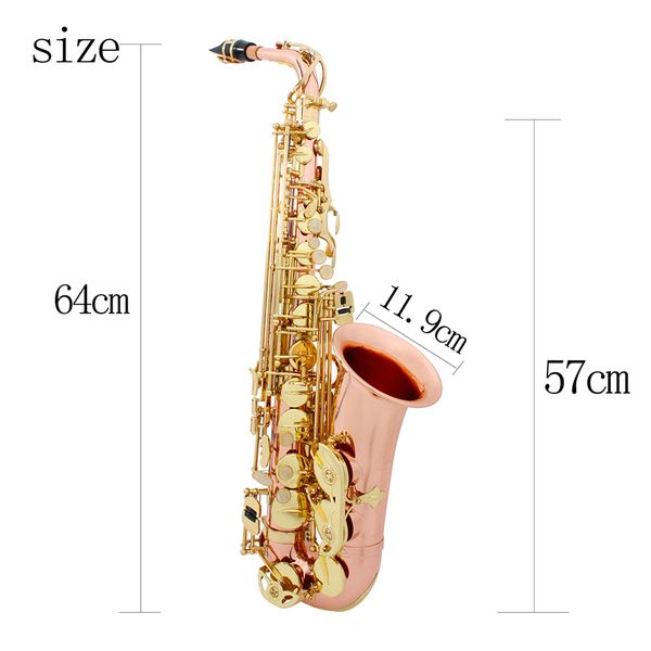 

eb alto saxophone phosphor bronze material e flat sax woodwind instrument saxophone with case gloves reeds strap