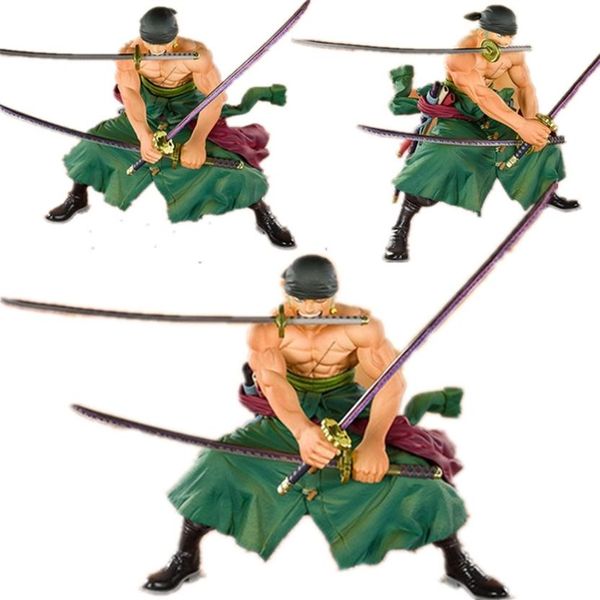 

one piece roronoa zoro 20th anniversary action figure anime one piece zoro santoryu figurine collectible model toys gift t200413251r