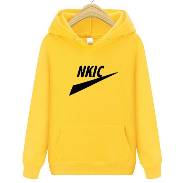 

hooded sweatshirt men jumpers soft oversized hoodie brand letter printing long sleeve pullover solid women couple clothes, Black