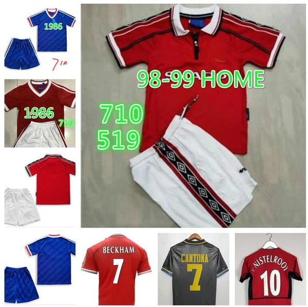 

man 07 08 90 92 96 98 99 utd retro final home away soccer jersey 1994 1996 1998 beckham cantona keane scholes giggs rooney solskjaer jersey, Black;yellow