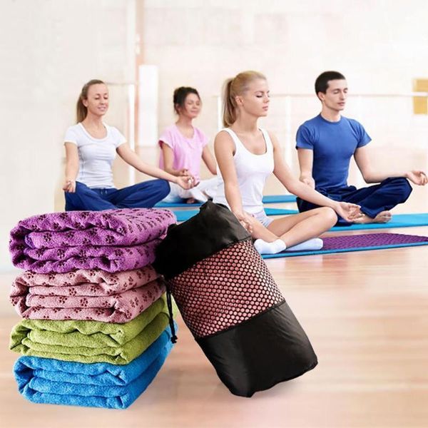 Portatile Antiscivolo Unisex Tappetino Yoga Copertura Asciugamano Coperta Palestra Sport Fitness Esercizio Pad Cuscino Forniture per pavimenti