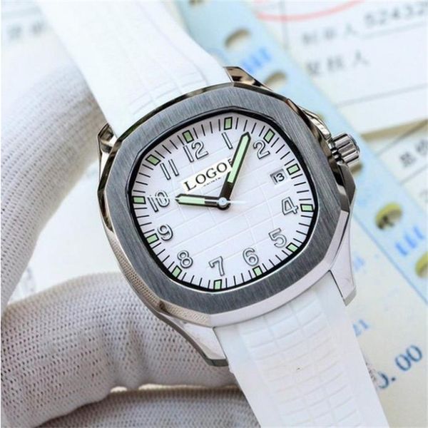 

8 colors brand watch 40mm aquanaut automatic 5167a 2813 shanghai movement steel case comfortable rubber strap original clasp aaa black pp, Slivery;brown