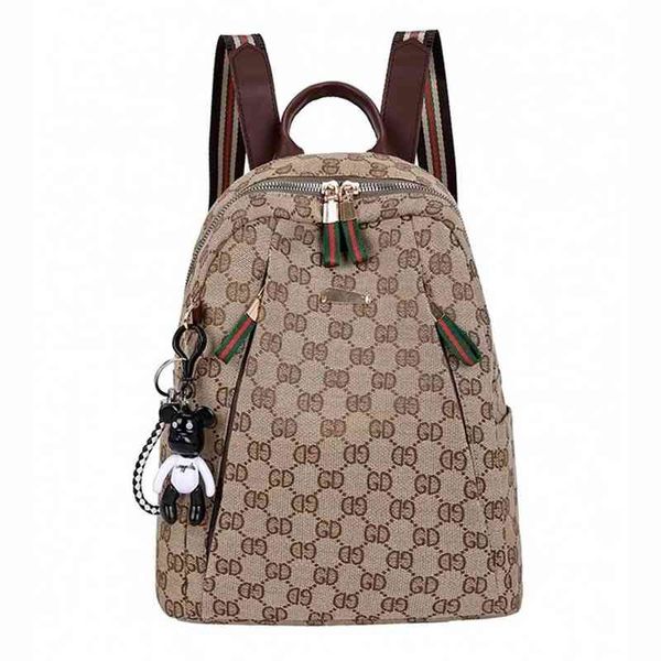

double shoulder bag women's new oxford cloth anti splash leisure travel backpack p