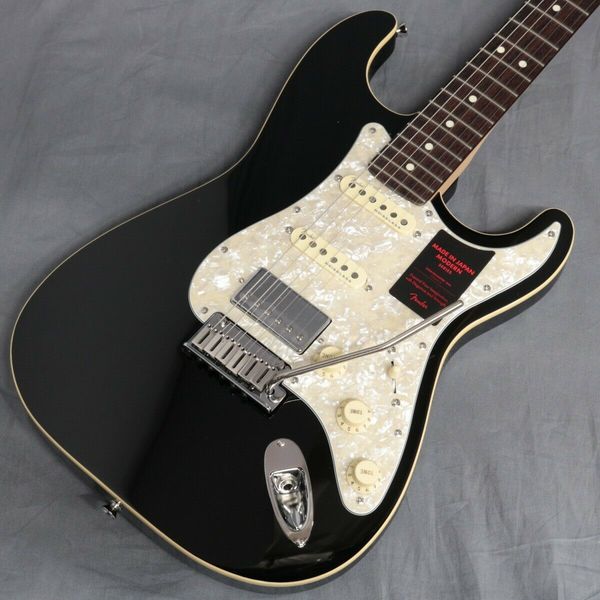 

modern st hss rosewood black electric guitar