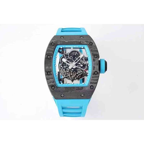 

richa milles rm055 automatic mechanical movement sapphire mirror imported rubber strap fold buckle size 50x40mm, Slivery;brown
