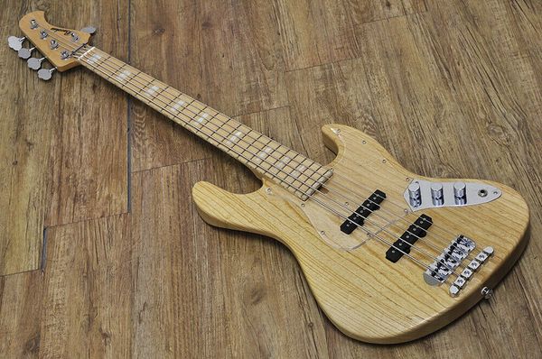 

bacchus handmade series woodline ash5 electric guitar bass